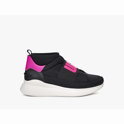 Tenis UGG Neutra Mulher Pretas/Rosa | PT-DVSRG